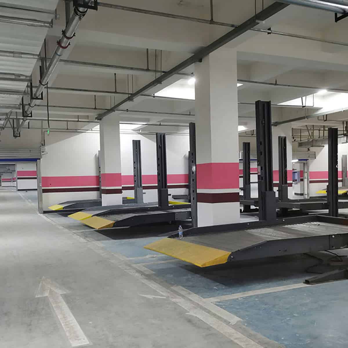 銅梁升降橫移式機械車庫安裝