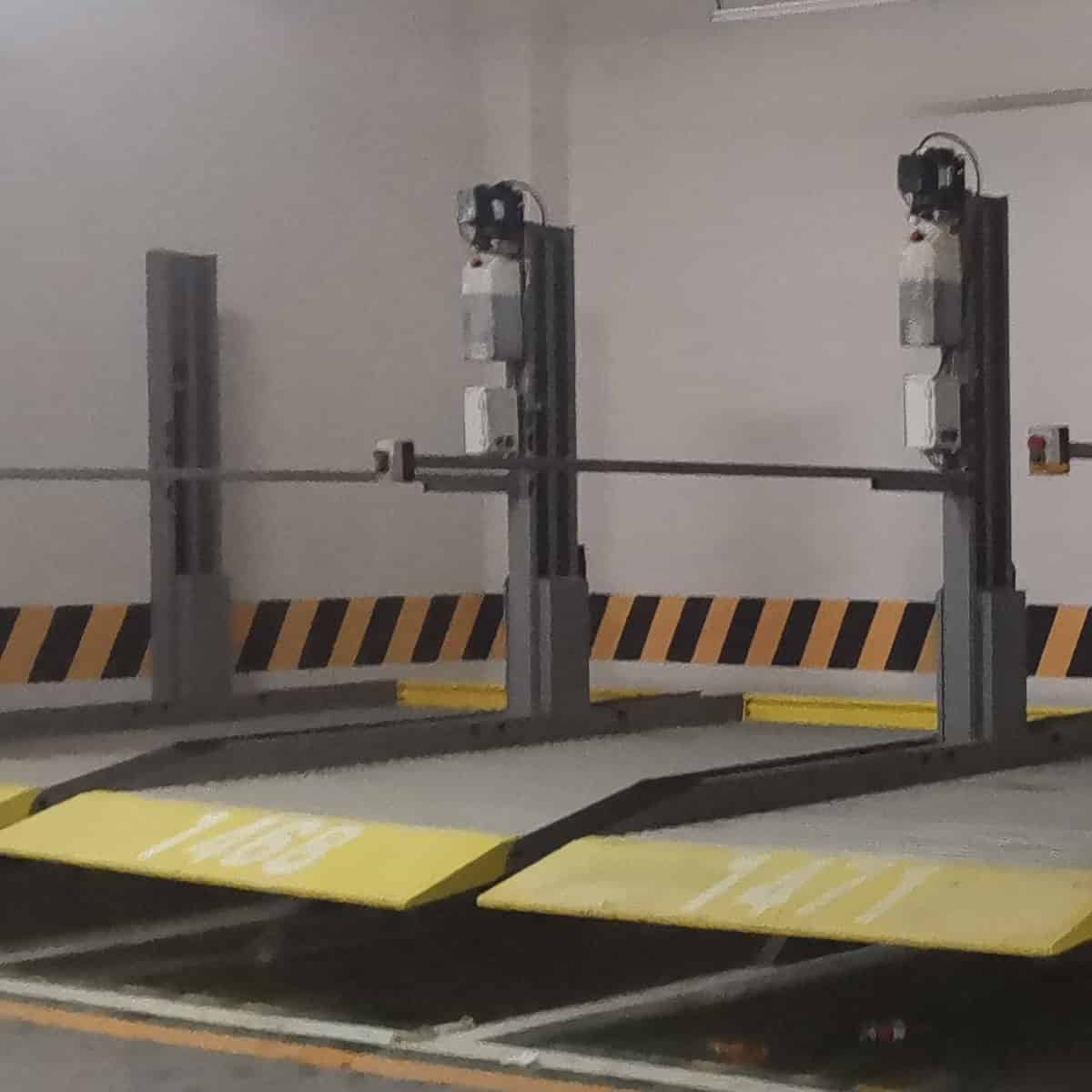 云龍升降橫移機(jī)械車庫安裝