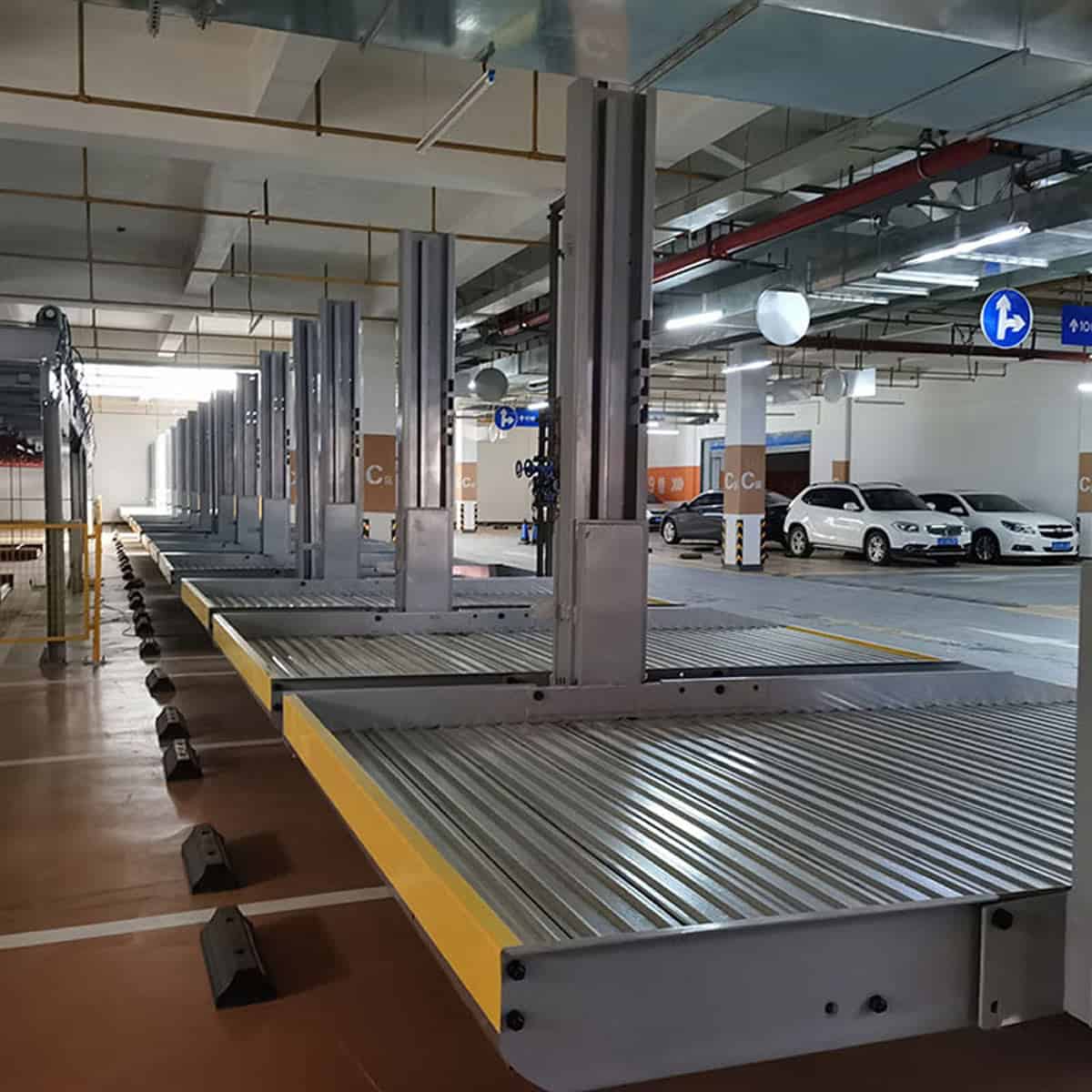 武威雙柱機械式停車設(shè)備過驗收