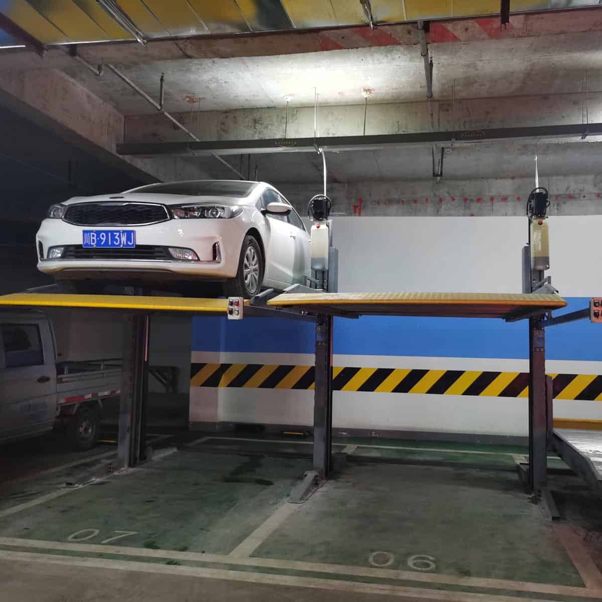 新都室內(nèi)機械停車庫安裝