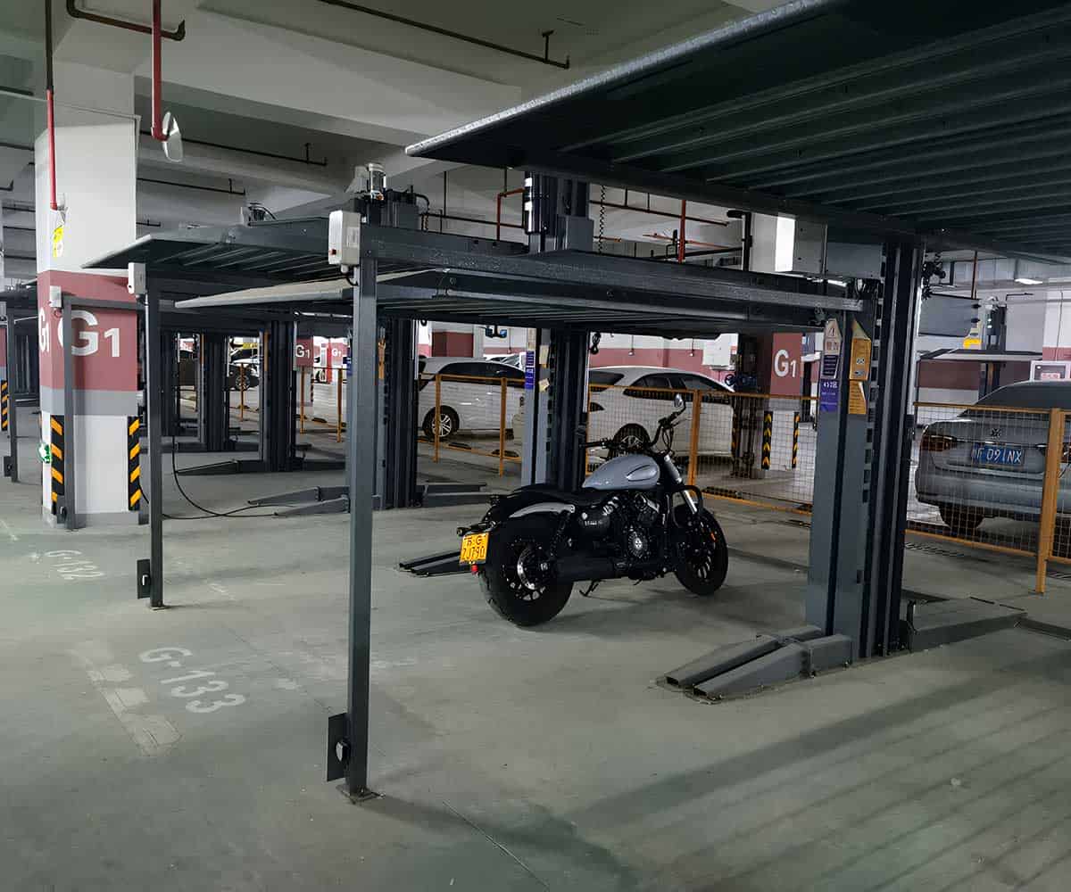 鳳翔二層簡易升降機(jī)械式停車庫的使用與維護(hù)