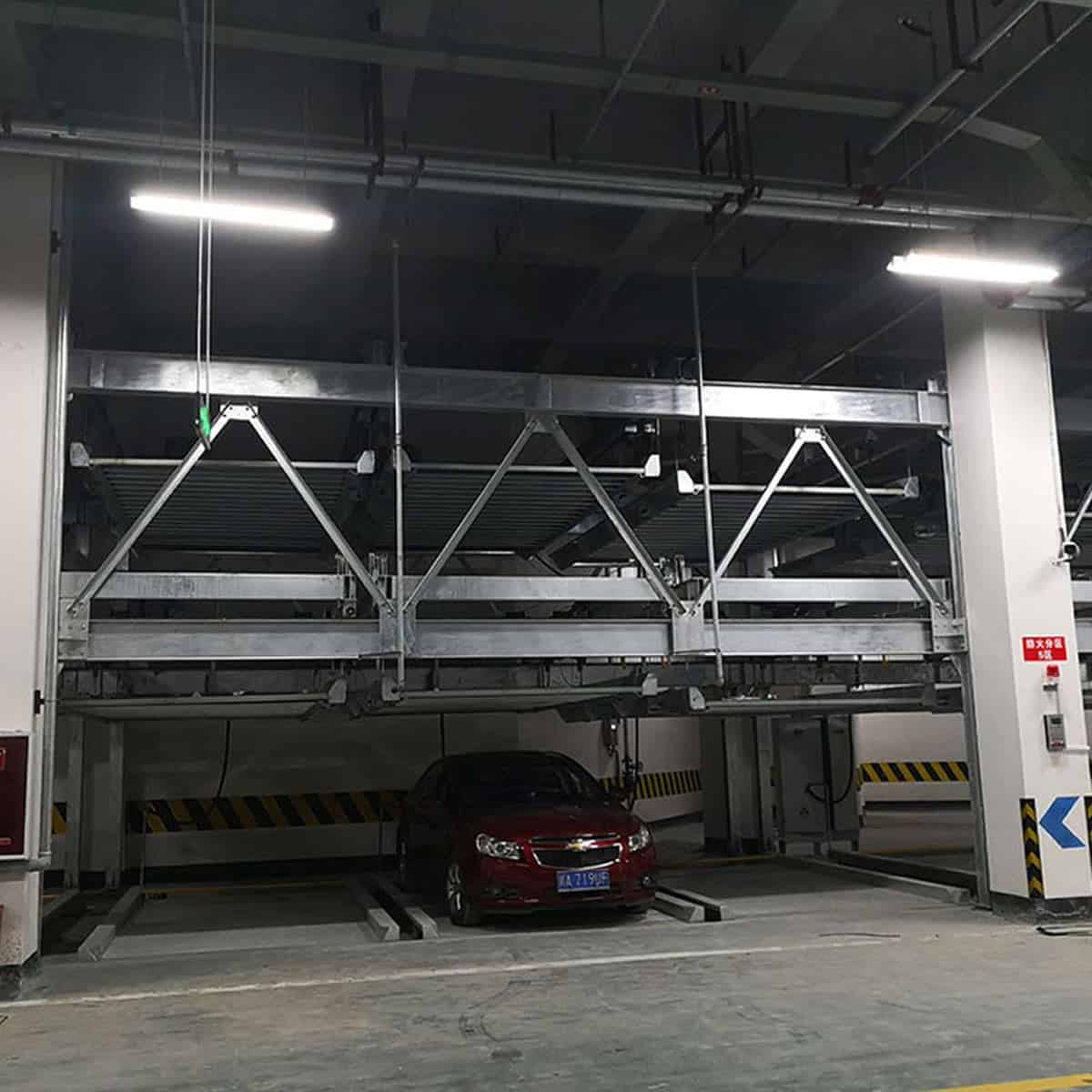 橫移式機械停車庫二手升降橫移式停車設備租賃經營